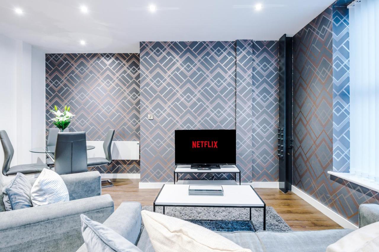 The Popworks 2 Bedroom Apartment - Mcr Dens マンチェスター エクステリア 写真
